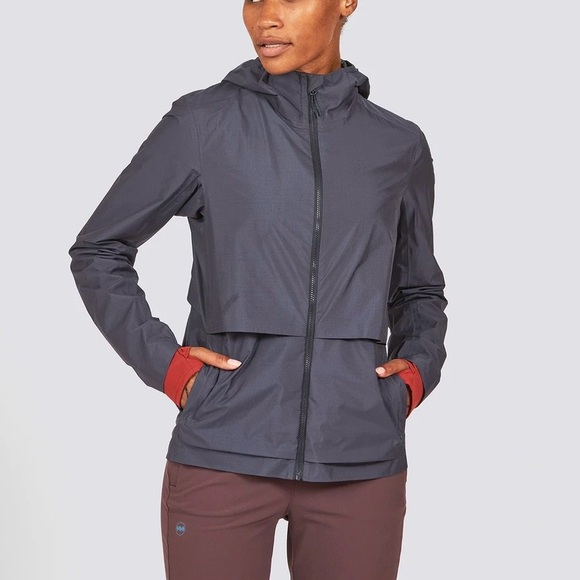 Janji Jackets & Blazers - NWT Janji Rainrunner Pack Jacket, Obsidian size XS